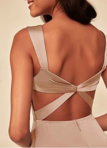 Onetaow Alexia Stretch Satin Dress