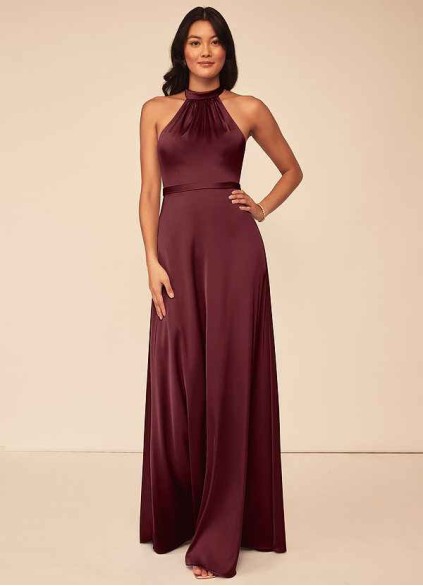 Onetaow Delmar Stretch Satin Dress Onetaow Delmar Stretch Satin Dress