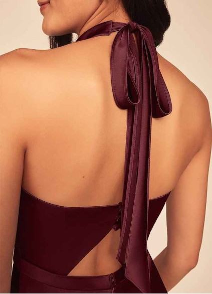 Onetaow Delmar Stretch Satin Dress Onetaow Delmar Stretch Satin Dress