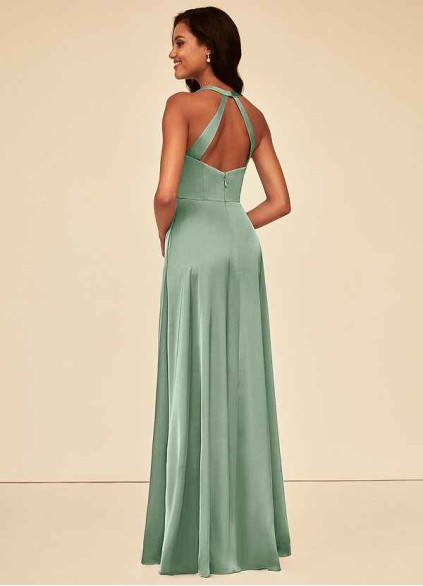 Onetaow Ceria Stretch Satin Dress Onetaow Ceria Stretch Satin Dress