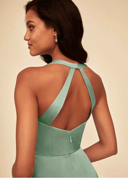 Onetaow Ceria Stretch Satin Dress Onetaow Ceria Stretch Satin Dress