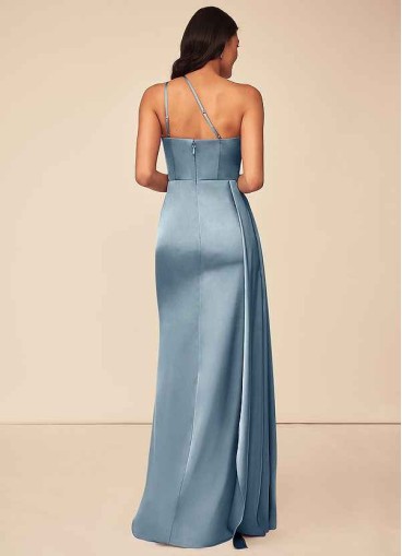 Onetaow Maron Stretch Satin Dress