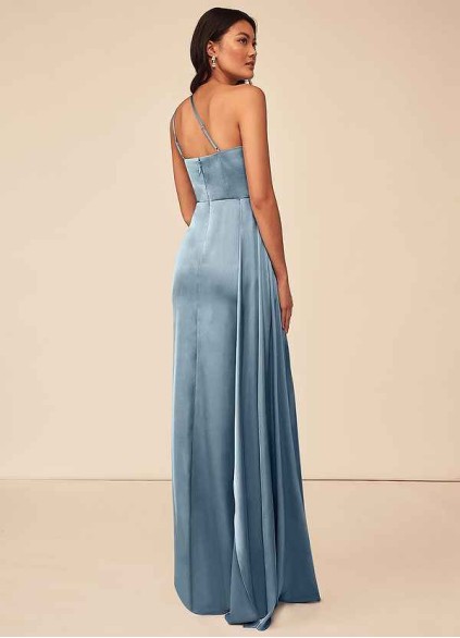 Onetaow Maron Stretch Satin Dress Onetaow Maron Stretch Satin Dress