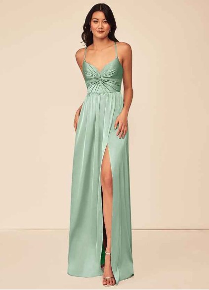 Onetaow Raya Stretch Satin Dress