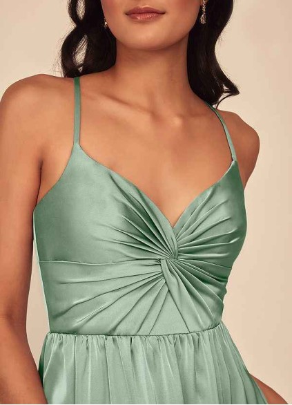 Onetaow Raya Stretch Satin Dress