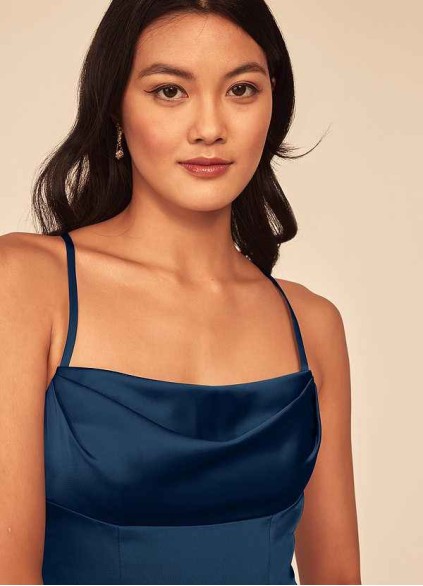 Onetaow Clove Stretch Satin Dress Onetaow Clove Stretch Satin Dress