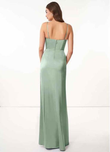 Onetaow Maci Stretch Satin Dress