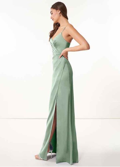 Onetaow Maci Stretch Satin Dress
