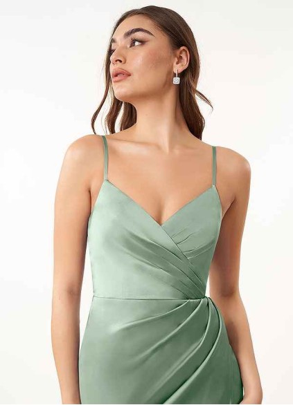 Onetaow Maci Stretch Satin Dress