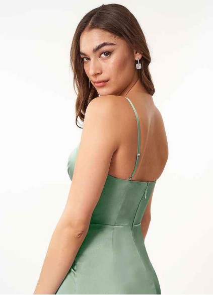 Onetaow Maci Stretch Satin Dress