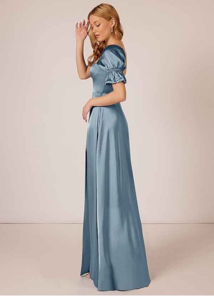 Onetaow Harlie Stretch Satin Dress Onetaow Harlie Stretch Satin Dress