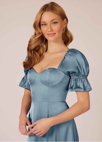 Onetaow Harlie Stretch Satin Dress Onetaow Harlie Stretch Satin Dress