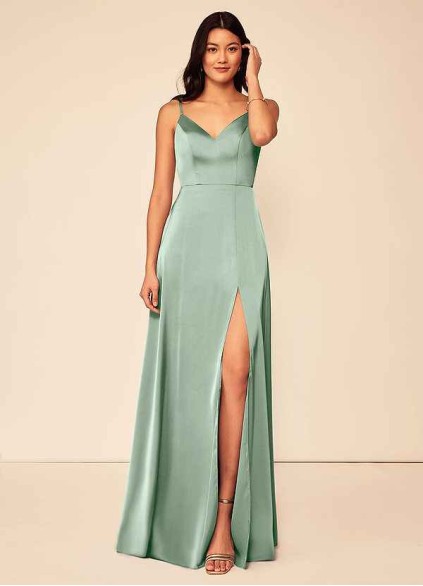 Onetaow Alexandria Stretch Satin Dress