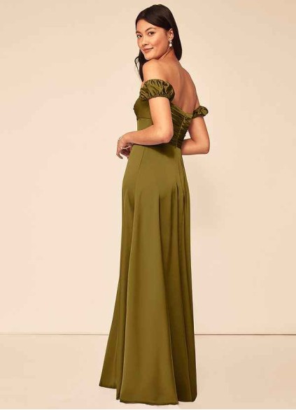 Onetaow Asha Stretch Satin Dress Onetaow Asha Stretch Satin Dress