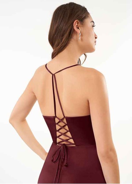 Onetaow Maksim Stretch Satin Dress Onetaow Maksim Stretch Satin Dress