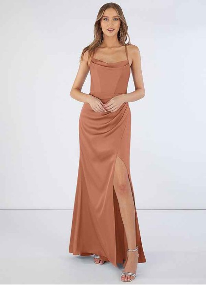 Onetaow Marzia Stretch Satin Dress Onetaow Marzia Stretch Satin Dress