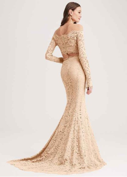 PT101 5 Pnina Tornai Signature Lace Fit-and-flare Skirt PT101 5 Pnina Tornai Signature Lace Fit-and-flare Skirt