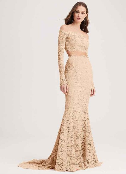 PT101 5 Pnina Tornai Signature Lace Fit-and-flare Skirt PT101 5 Pnina Tornai Signature Lace Fit-and-flare Skirt