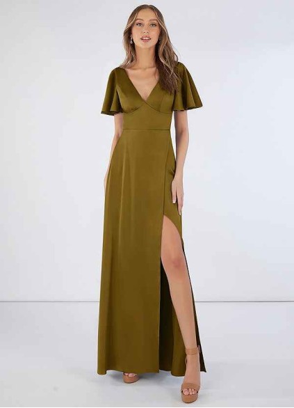 Onetaow Lani Stretch Satin Dress