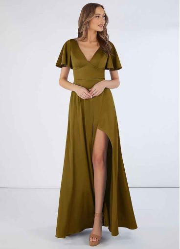 Onetaow Lani Stretch Satin Dress