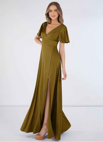 Onetaow Lani Stretch Satin Dress Onetaow Lani Stretch Satin Dress