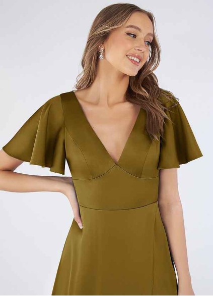 Onetaow Lani Stretch Satin Dress Onetaow Lani Stretch Satin Dress