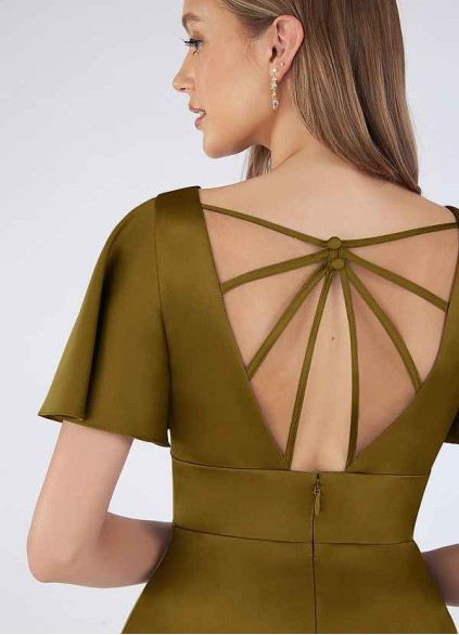 Onetaow Lani Stretch Satin Dress Onetaow Lani Stretch Satin Dress
