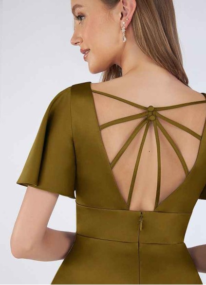Onetaow Lani Stretch Satin Dress Onetaow Lani Stretch Satin Dress
