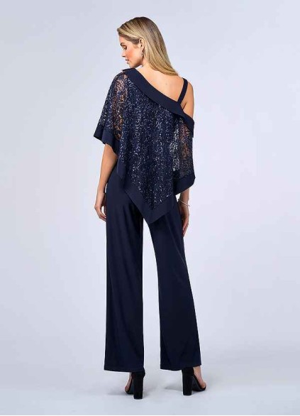 UpStudio One Shoulder Sequin Top and Pant Set UpStudio One Shoulder Sequin Top and Pant Set