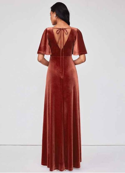 Blush Mark Forever Love Velvet Maxi Dress Blush Mark Forever Love Velvet Maxi Dress