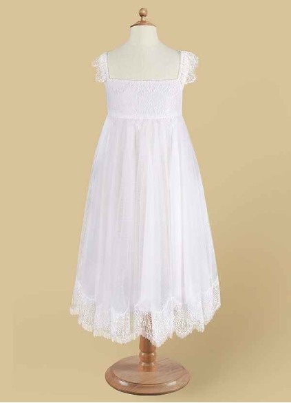 Onetaow Guava Flower Girl Dress Onetaow Guava Flower Girl Dress