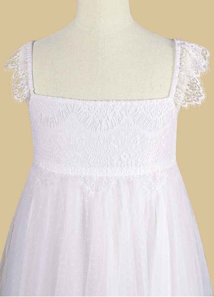 Onetaow Guava Flower Girl Dress Onetaow Guava Flower Girl Dress