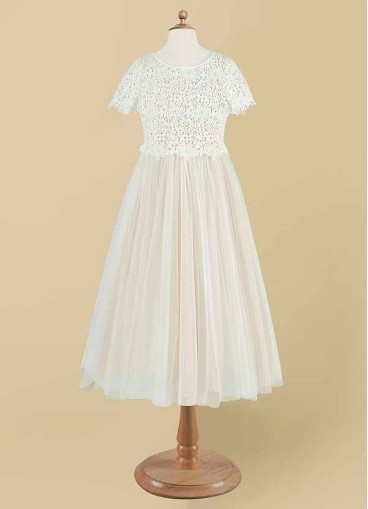 Onetaow Petal Flower Girl Dress