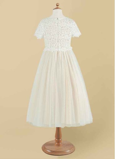 Onetaow Petal Flower Girl Dress