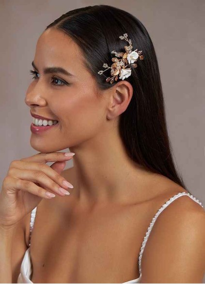 Gold Floral Hairpin Set Gold Floral Hairpin Set