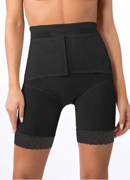 High Waisted Mid Thigh Padded Butt Shaper with Tummy Control High Waisted Mid Thigh Padded Butt Shaper with Tummy Control