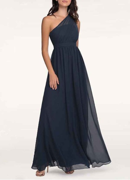 AZ Occasions Magical Day Dark Navy Chiffon Maxi Dress AZ Occasions Magical Day Dark Navy Chiffon Maxi Dress