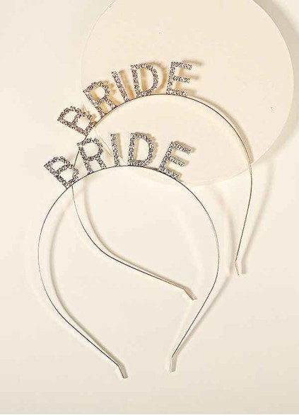 Glittering Bride Headband Glittering Bride Headband