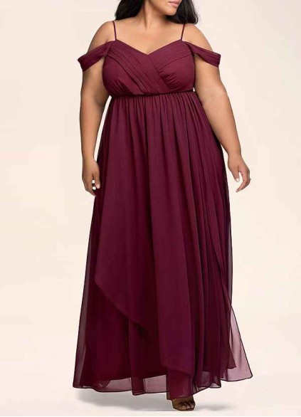 AZ Occasions Philosophy Of Love Cabernet Chiffon Maxi Dress AZ Occasions Philosophy Of Love Cabernet Chiffon Maxi Dress
