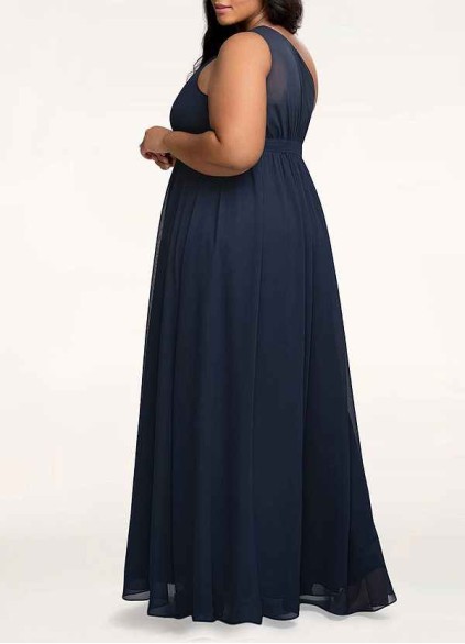 AZ Occasions Magical Day Dark Navy Chiffon Maxi Dress AZ Occasions Magical Day Dark Navy Chiffon Maxi Dress